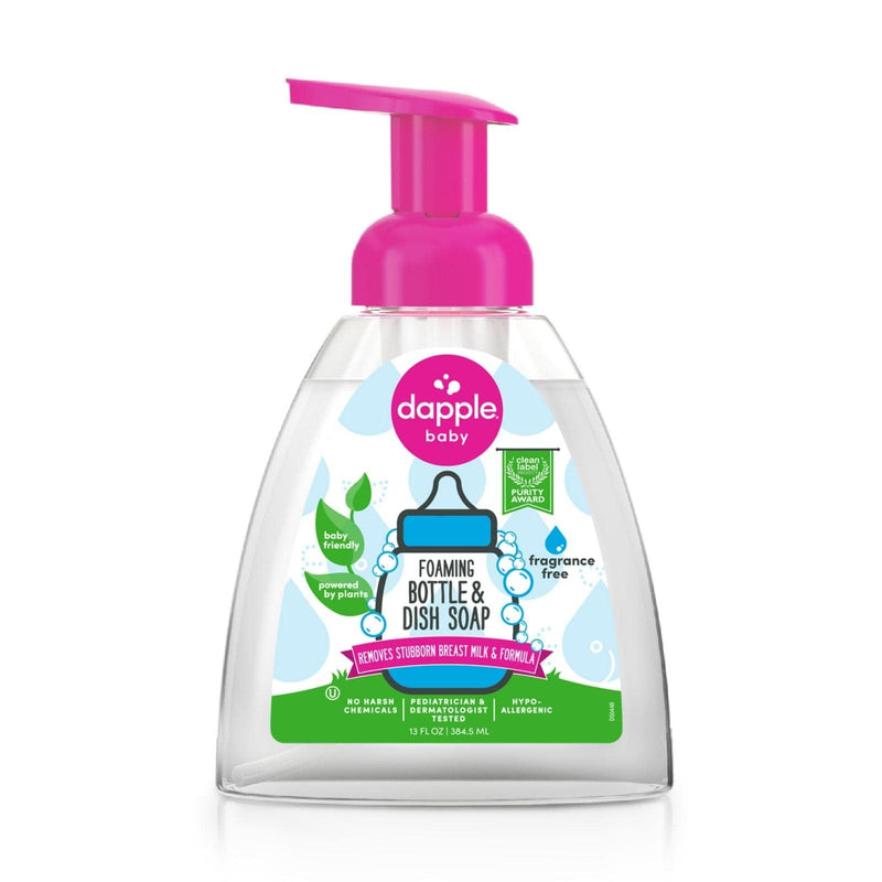 Dapple Foaming Dish Soap, Hypoallergenic for Sensitive Skin, Powered by Plants, Fragrance Free 13 Fl Oz (Pack of 1) 13 Fl Oz (Pack of 1)