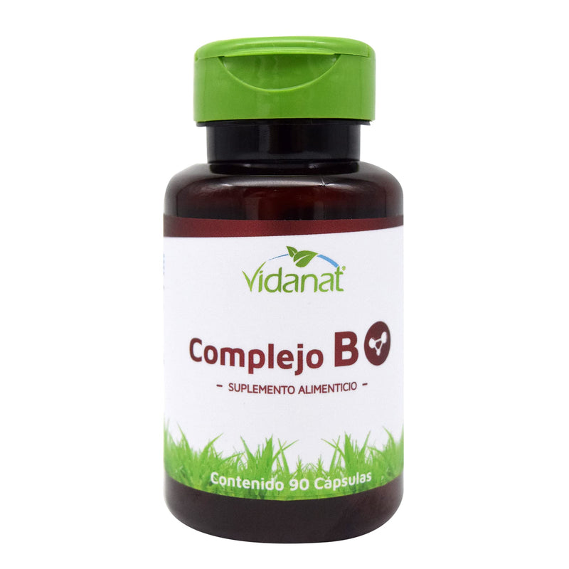 Vidanat Complex B 90 Capsules – Supports Energy, Metabolism & Immune Health – Essential B Vitamins for Mental Clarity, Stress Relief & Skin Health