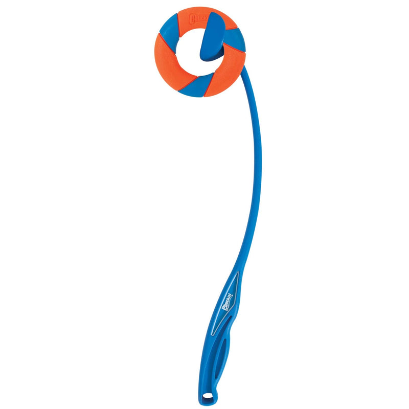Chuckit! Ring Chaser Dog Ball Launcher Dog Toy Set, 22 Inch Length with 4.5 Inch Dog Ball Ring - BeesActive Australia