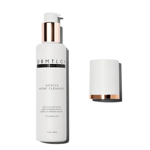 DRMTLGY Acne Cleanser - Oil-Free Salicylic Acid Cleanser & Face Wash for Acne Prone Skin