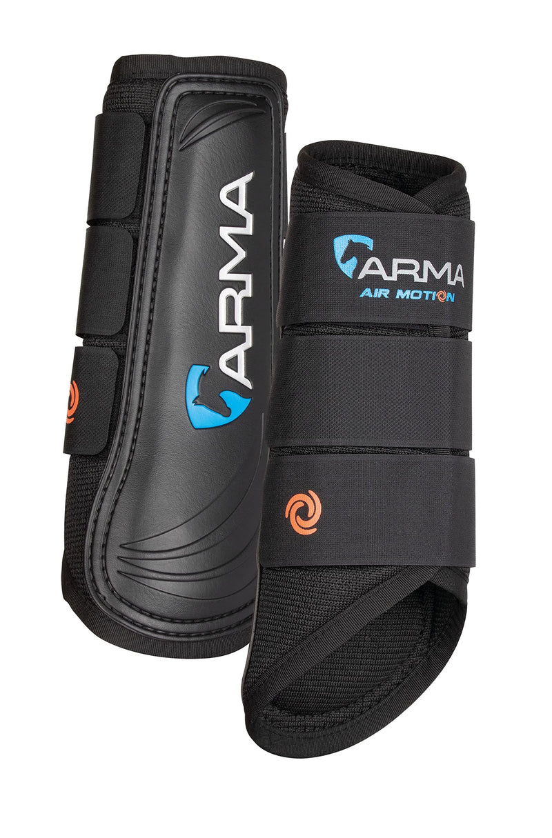 Shires ARMA Air Motion Brushing Boots Cob Black - BeesActive Australia