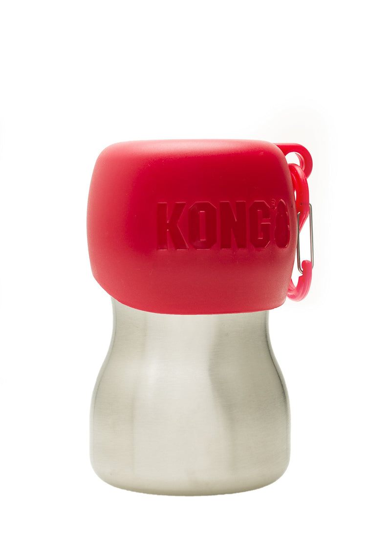 KONG H2O Stainless Steel Water Bottle, 270 ml, Small, Red 1 Count (Pack of 1), KG95RED - BeesActive Australia