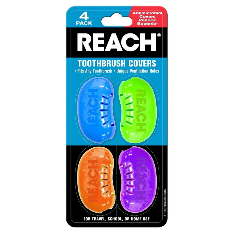 Reach Toothbrush Cover, 4 Count - BeesActive Australia