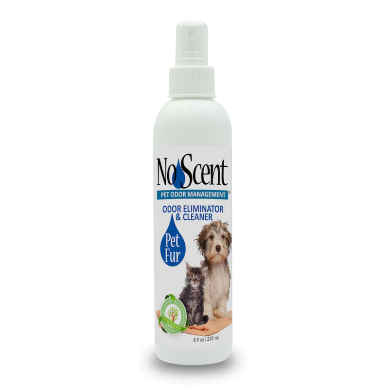 No Scent Pet Fur Odor Spray & Rinseless Cleaner for Dog, Cat, Hamster, Small Animal & Furry Pets (8 Fl Oz / 237 mL) 8 Fl Oz (Pack of 1) - PawsPlanet Australia