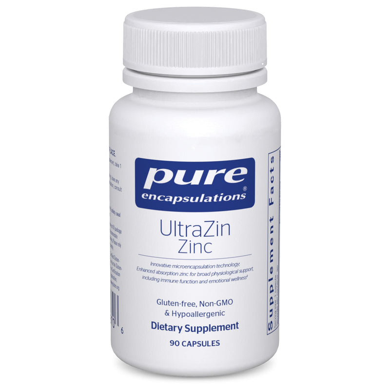 Pure Encapsulations UltraZin Zinc | Enhanced Absorption Mineral Support for Metabolism and Immune Health* | 90 Capsules 90 Count (Pack of 1) - BeesActive Australia