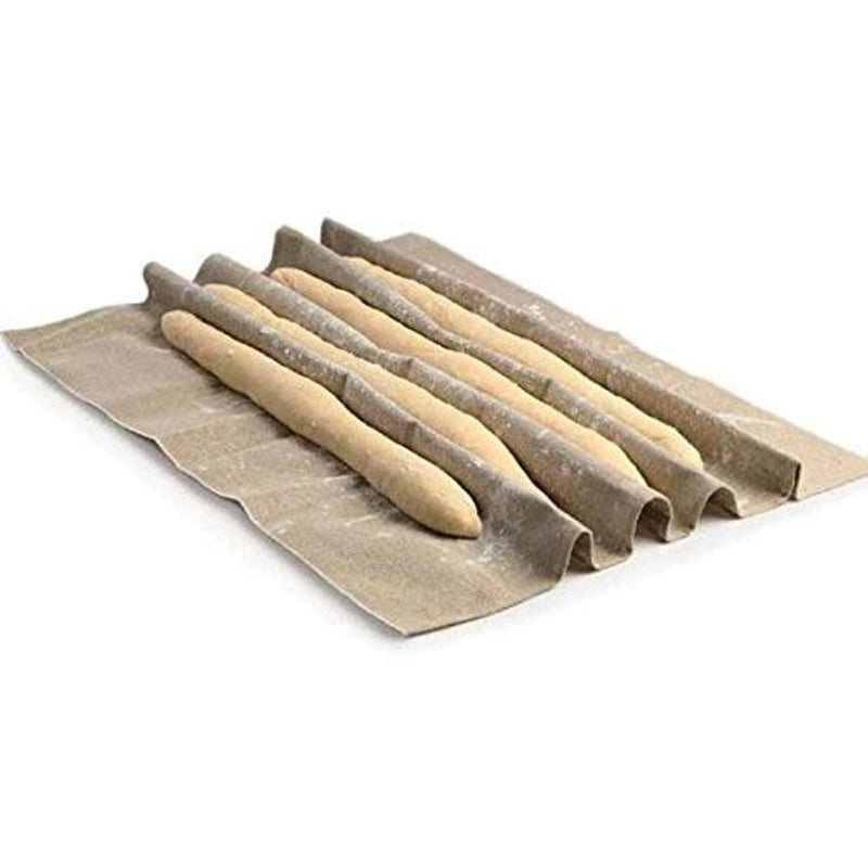 Bread Story Premium Professional Bakers Couche (Canvas) 35"x26" - Natural Flax Linen Heavy Duty Proofing Cloth for baking French Baguette loaves, Artisan loaf - BeesActive Australia