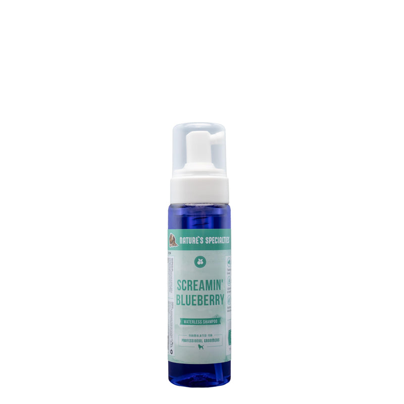 Nature's Specialties Screamin' Blueberry Dog Gentle Facial Wash for Pets, Natural Choice of Professional Groomers, Optical Brightener, Made in USA, 7.5 oz - PawsPlanet Australia