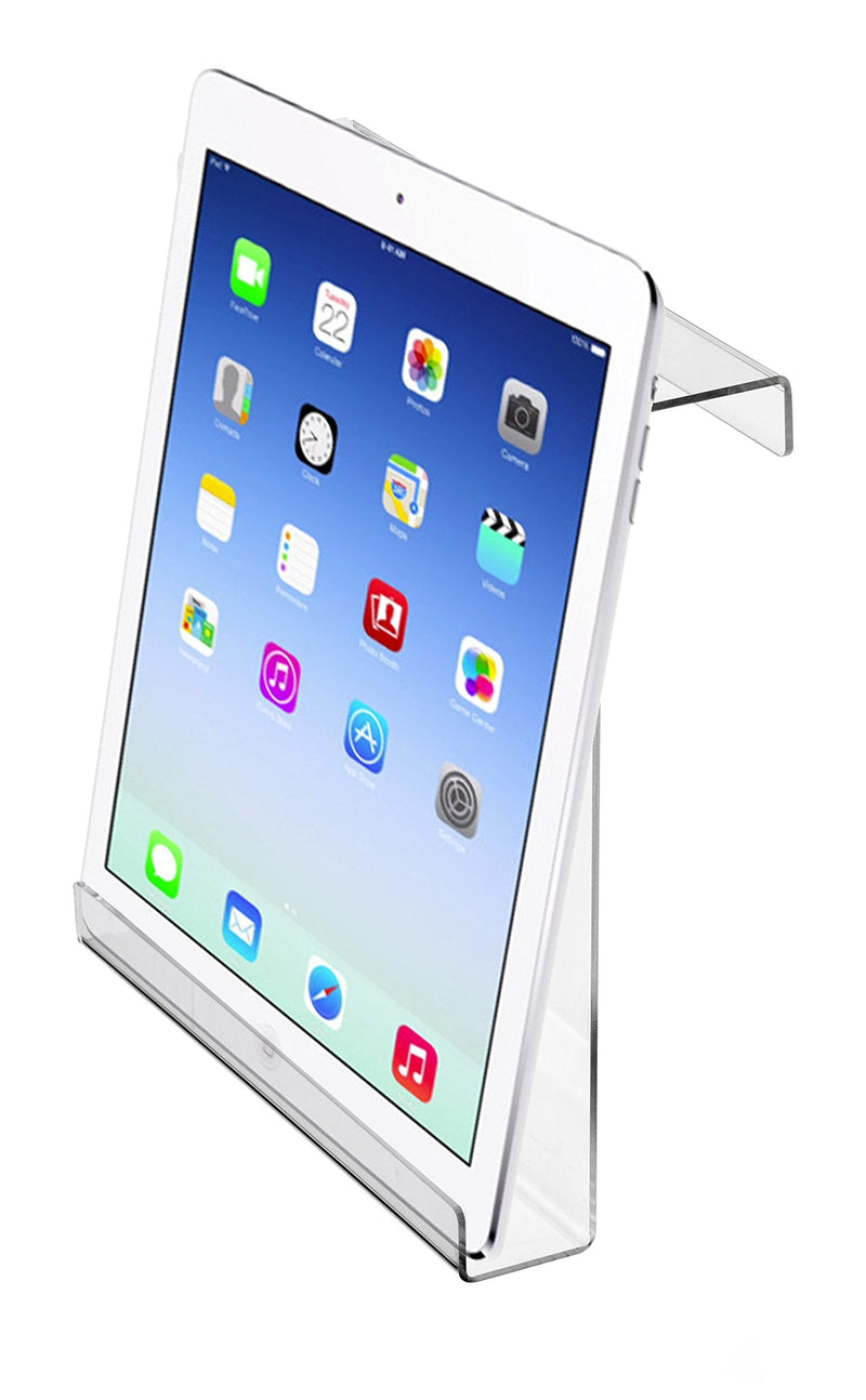 Treadmill Tablet Holder - Exercise Bike Reading Stand/Acrylic Book Holder for Ipad, Tablet, Magazines and Books (9 x 11 x 2.5) 9 x 11 x 2.5 Inches