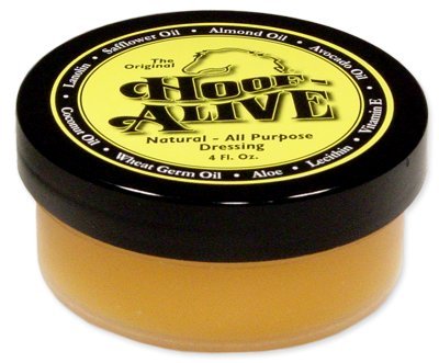 Hoof-Alive. Natural, All-Purpose Dressing Penetrates Hoof Wall and Living Tissue. Promotes Strong, Healthy Hoof Growth. Helps Heal Water and Quarter Cracks. Non-Irritating. Petroleum-Free. 4.0 ounces - BeesActive Australia