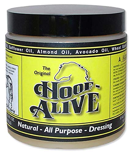 Hoof-Alive. Natural, All-Purpose Dressing Penetrates Hoof Wall and Living Tissue. Promotes Strong, Healthy Hoof Growth. Helps Heal Water and Quarter Cracks. Non-Irritating. Petroleum-Free. 16.0 ounces - BeesActive Australia