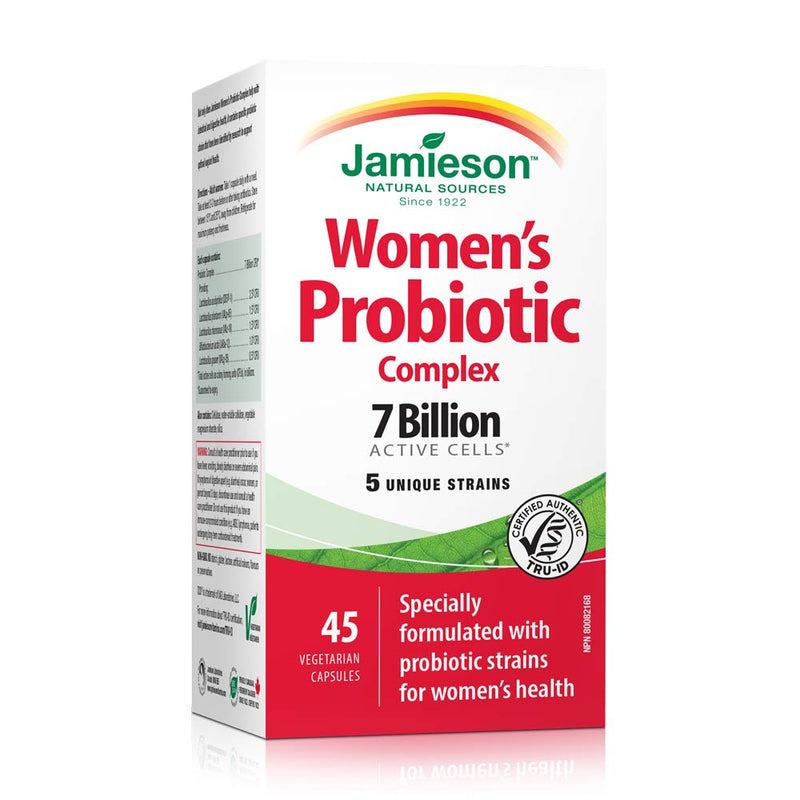 Jamieson Women’s Probiotic Complex 7 Billion, 45 Veg caps