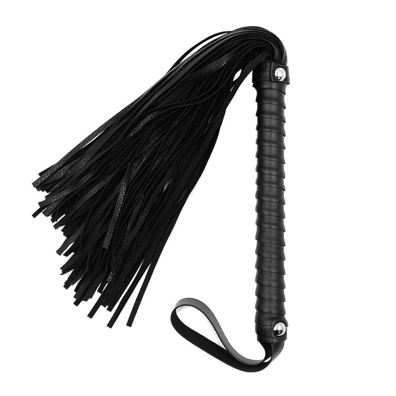 SM Leather Short Nail Black Belted Sexy Fun Whip Flirting Fantasy Sex Toys Fetish Hand Paddle Kinky Restraint Bondage Sex Role Play - BeesActive Australia