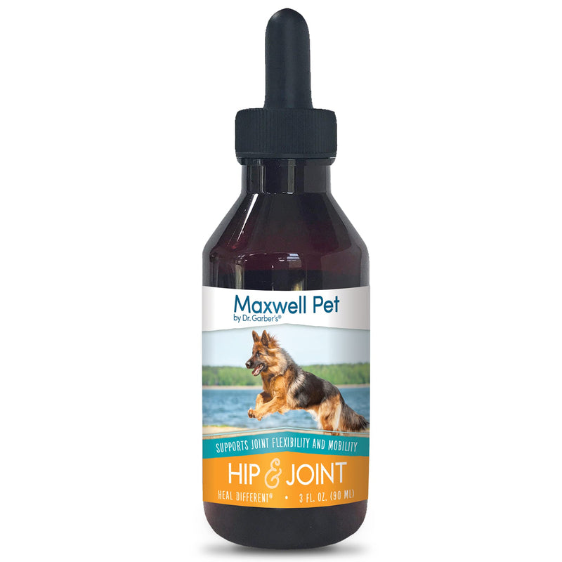 MaxWell Pet by Dr.Garber – Hip & Joint for Dogs - The First Natural Biotherapy Supplement Drops to Support and Restore Hip & Joint Health, Repair and Ease Hip & Joint Pain, & Improve Mobility – 90ml - BeesActive Australia