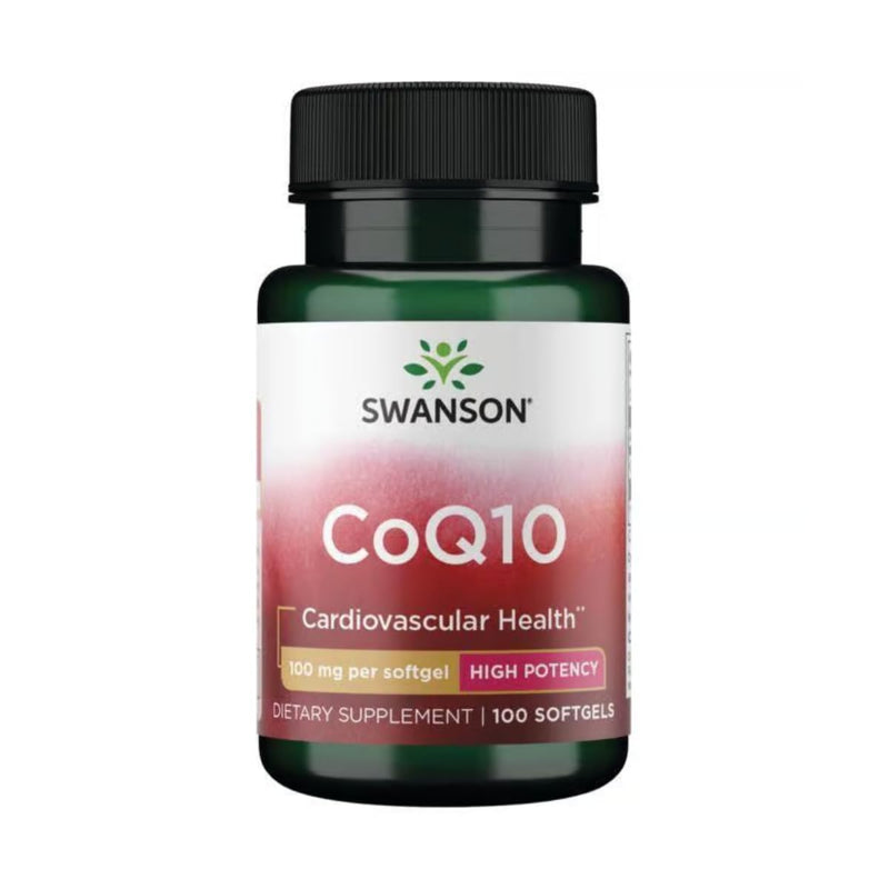 Swanson CoQ10 - Coenzyme Q10 Supplement - (100 Softgels, 100mg Each) (3 Pack) 100 Count (Pack of 3)