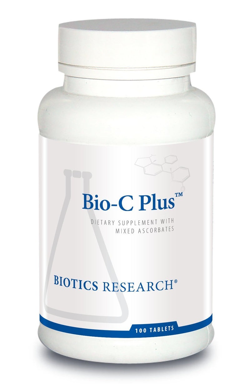 Biotics Research Bio C Plus™ Provides Vitamin C as Mixed Mineral Ascorbates with Citrus Bioflavonoids, SOD and Catalase, Vitamin C Plus Bioflavonoids, Potent Antioxidant, Immune System 100 Tablets