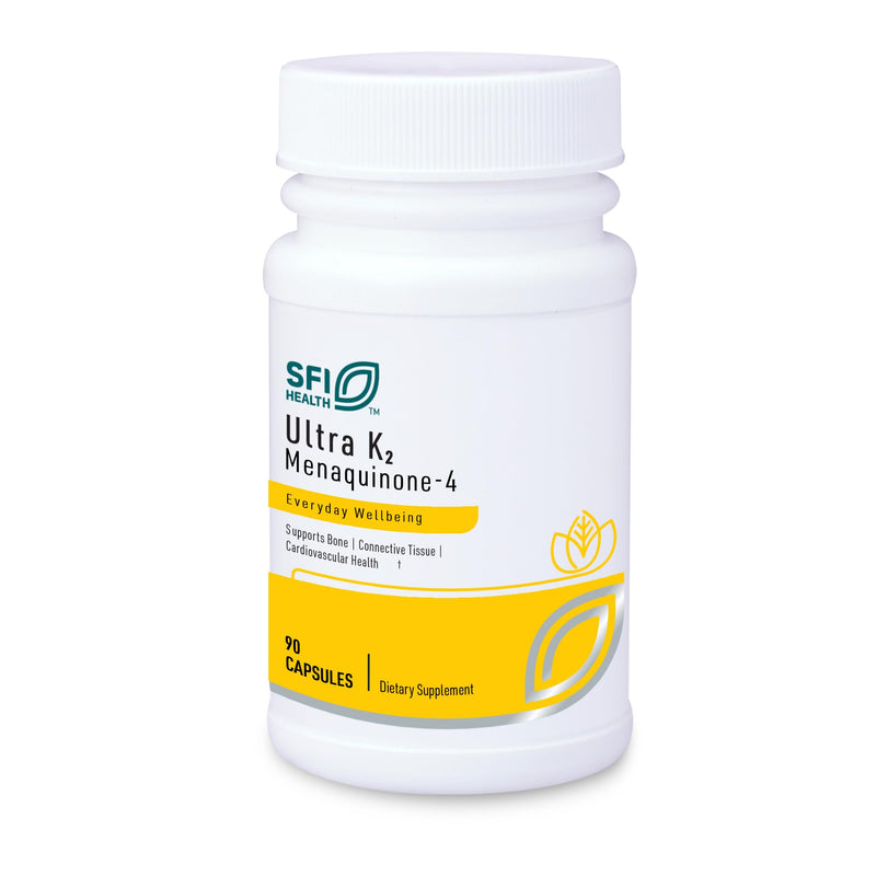 Klaire Labs Ultra K2 MK4 15000mcg - Vitamin K2 Supplement to Support Bone & Cardiovascular Health - 15mg K2 Vitamins for Men & Women - Hypoallergenic Vitamin K as Menatetrenone (90 Capsules) 90 Count (Pack of 1) - BeesActive Australia