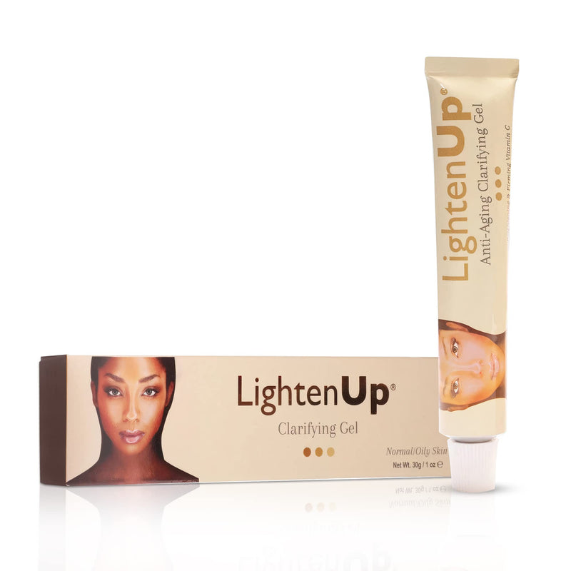 Lighten-Up Anti-Aging Skin Brightening Gel - 1 Fl oz / 30ml, Anti-Aging Cream, with Alpha Arbutin, Argan Oil, Vitamin C Anti-Aging Gel