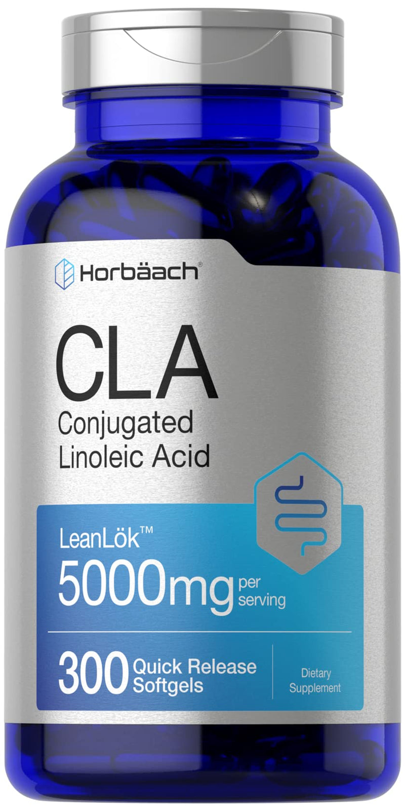 CLA Supplement | 300 Softgel Pills | Maximum Potency | Conjugated Lineolic Acid from Safflower Oil | Non-GMO, Gluten Free | by Horbaach - BeesActive Australia