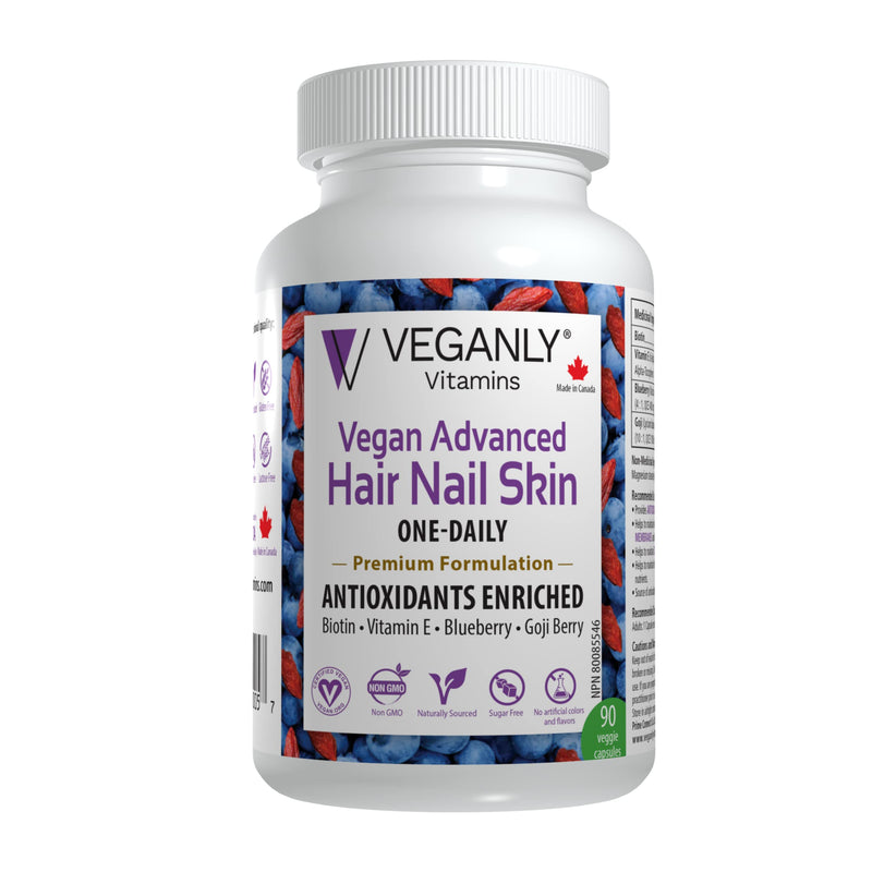 Vegan Advanced Hair Nail Skin One-Daily, 90 Vegan Capsules