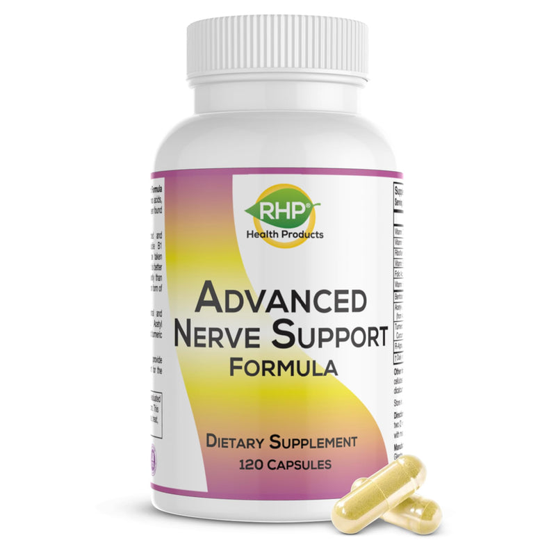 Advanced Nerve Support Formula. Peripheral Neuropathy Supplement with Alpha Lipoic Acid for Healthy Nerve Repair & Function. Maximum Strength Formula, 120 Capsules
