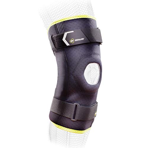 DonJoy Performance Bionic Comfort Hinged Knee Brace for Meniscus Injury & Sprained Ligaments - Wrap-Around Style Brace for Athletes and Active Users, Small/Medium Small/Medium (Pack of 1)