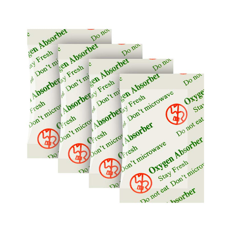O2frepak 50CC(300-Pack) Food Grade Oxygen Absorbers Packets for Home Made Jerky and Long Term Food Storage,With Oxygen Indicator In Vacuum Bag and 3 times Oxygen Absorption Capacity 50CC(300-Pack)
