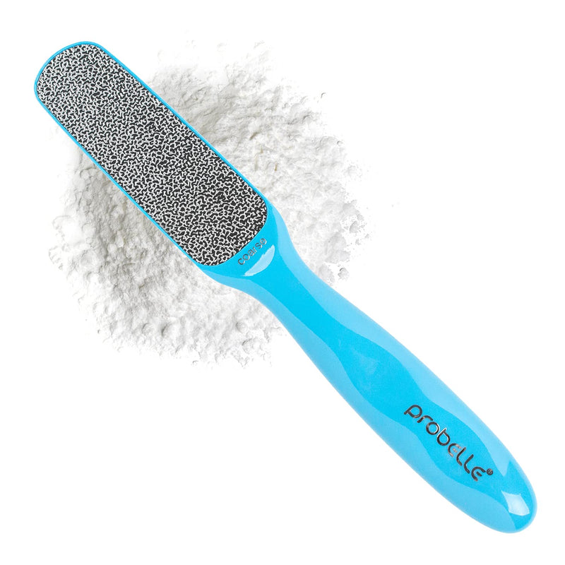 Probelle Double Sided Multidirectional Nickel Foot File Callus Remover - Immediately Reduces calluses and Corns to Powder for Instant Results, Safe Tool (Blue) Blue - BeesActive Australia