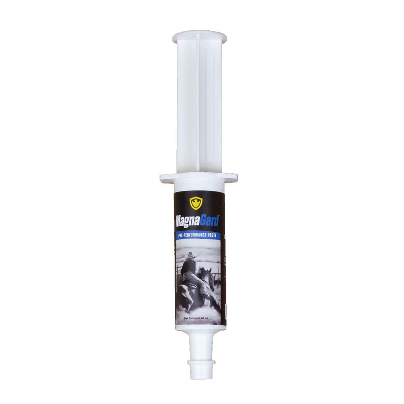 Pre-Performance Paste for Horses - All Natural Calmer, Acid Buffer, Gastric Support w/Electrolytes - 60ml Syringe MagnaGard 1 Pack - BeesActive Australia
