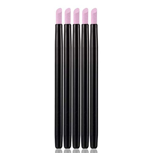 5PCS Stone Sanding Nail File Tools Nail File Cuticle Remover Trimmer Buffer Pedicure Pen Washable Manicure Tool Nail Salon Makeup Cosmetic Tool (5PCS Stone Sanding)