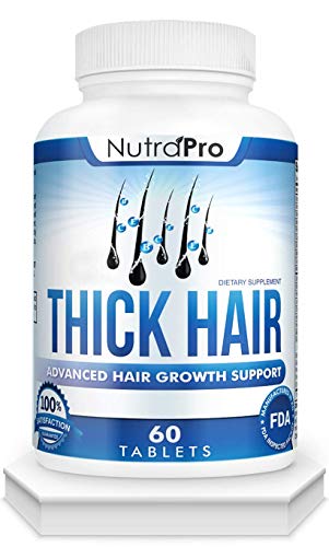 Thick Hair Growth Vitamins– Hair Growth Pills With DHT Blocker Stimulates Faster Growth for Weak, Thinning Hair–Biotin Hair Supplements with Keratin & Collagen Helps Men&Women Grow Perfect Hair. 60 Count (Pack of 1)