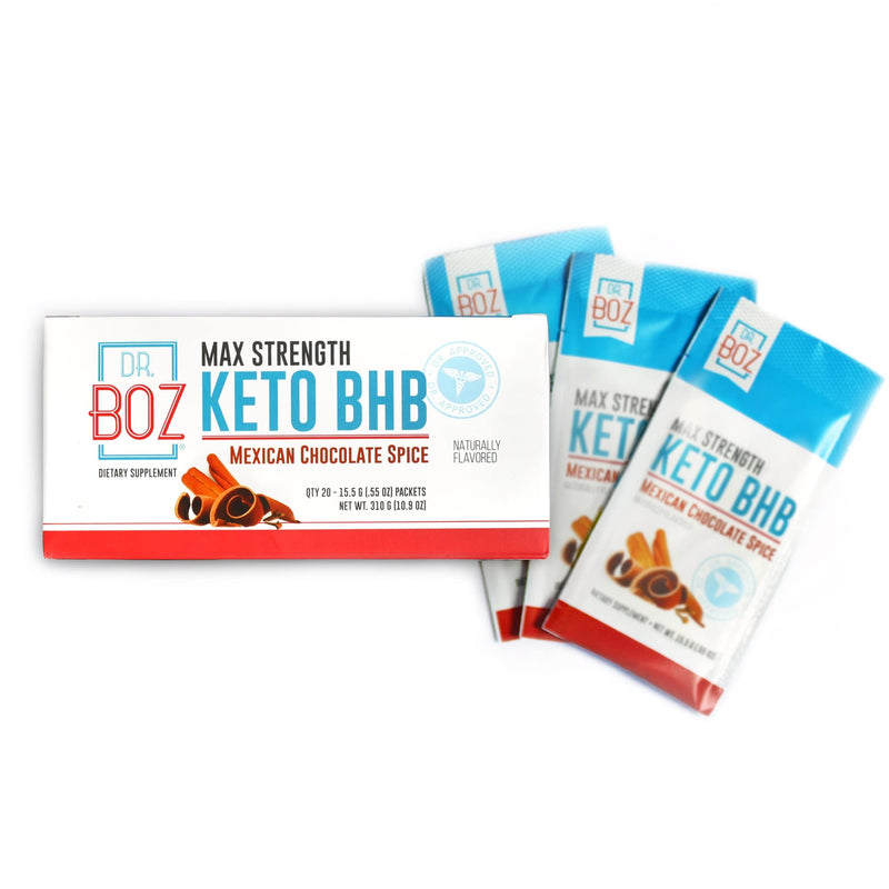 Mexican Chocolate Spice Max Strength Keto BHB Powder [20 Sachets,16.6g] -Best Keto Supplement for Weight Loss - Keto Supplement | Keto Shake – Keto Diet BHB Powder - BeesActive Australia