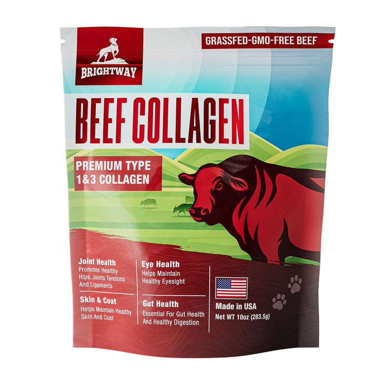 Grass fed Collagen for Dogs - Supports Health Skin & Coat, Hip, Joint Care & Cartilage Support + Skin Health and Mobility, 100% All Natural Collagen - PawsPlanet Australia
