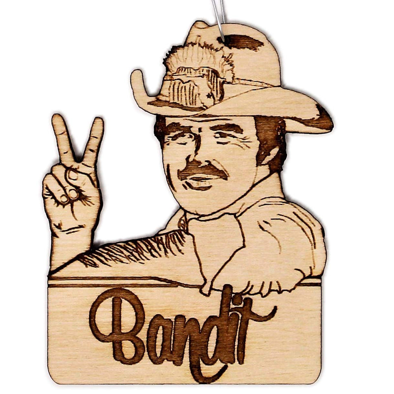 Burt Reynolds Christmas Ornament | Smokey and the Bandit Rear View Mirror Hanging - BeesActive Australia
