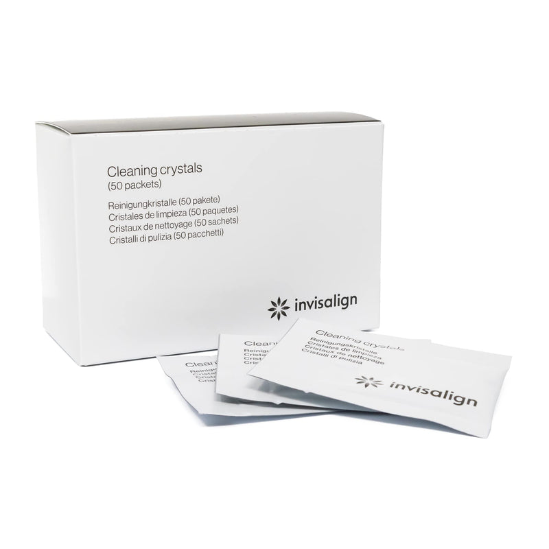 INVISALIGN Cleaning Crystals | Aligner and Retainer Cleaner | 50 Packets 50 Count (Pack of 1)