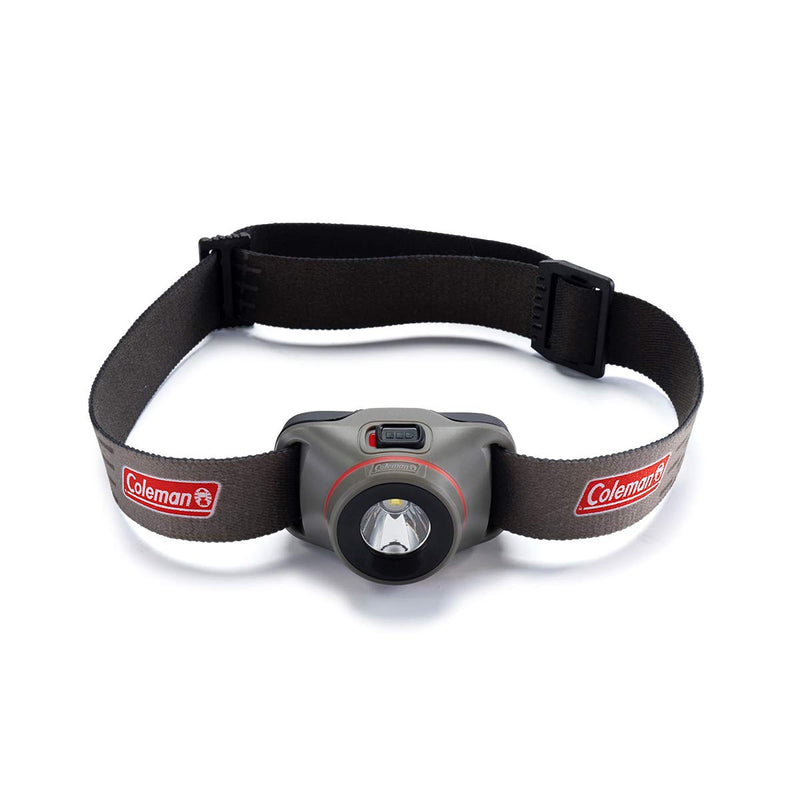 Coleman LED Headlamp with BatteryGuard Technology, Water-Resistant Headlamp with 4 Light Modes 100 Lumens