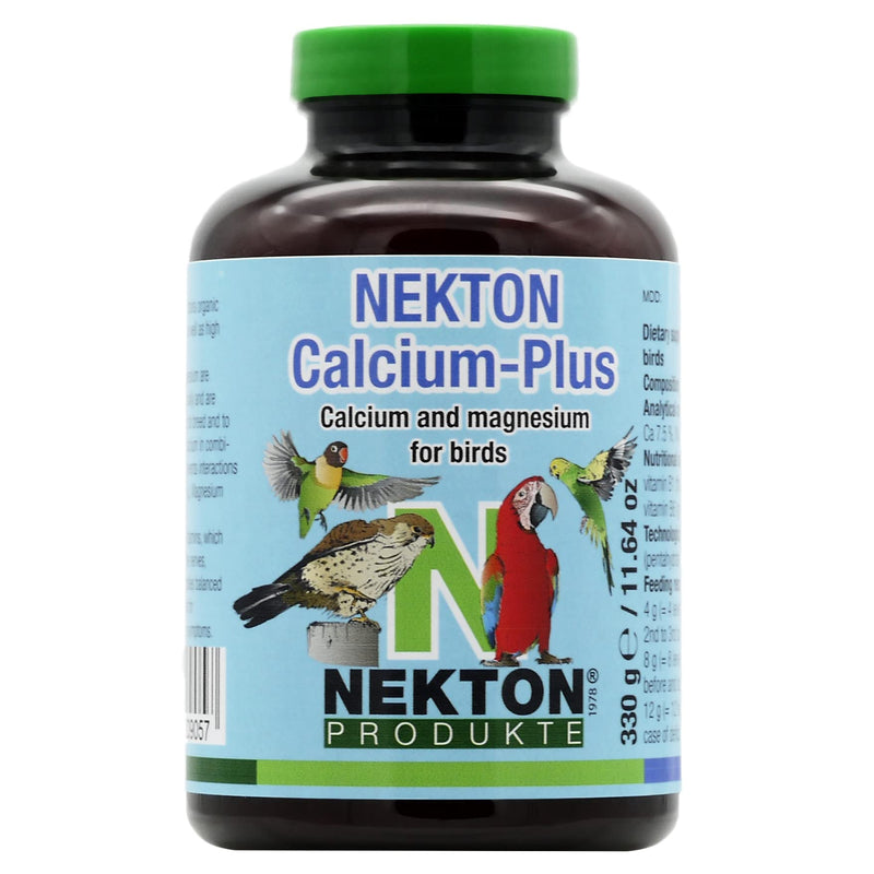 Nekton Calcium Plus - Calcium with Magnesium & Vitamins, White, 330g/11.64 oz 330g / 11.64oz