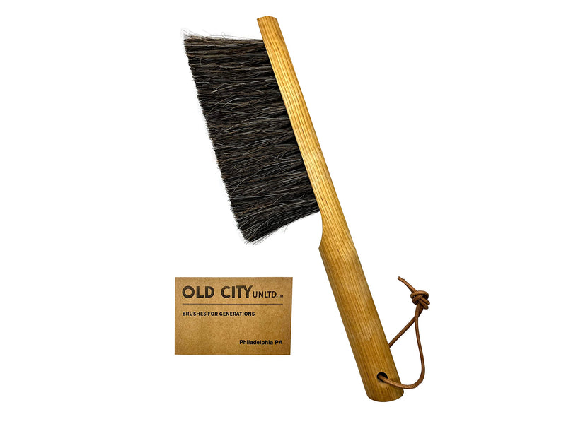 Dustpan Bench Woodworking Brush-USA 13 inch Horsehair Brushes are used for Counter, Furniture, Drafting, Patio, Fireplace Cleaning, Shop Brush, Leather Tie, Woodworking tool & Accessories - BeesActive Australia