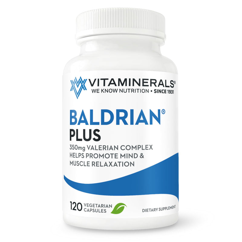 33+ Baldrian® Plus Natural Relaxing Support Standardized Valerian Extract (120) 120 - BeesActive Australia