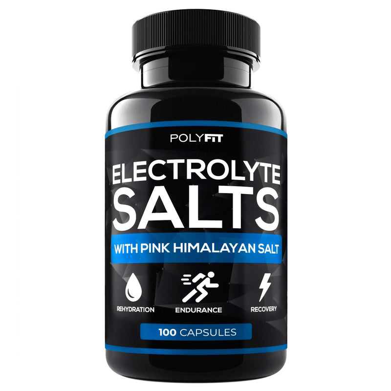 Polyfit Electrolyte Salt Tablets - 100 Pills - Electrolytes Replacement Supplement for Rapid Hydration - BeesActive Australia