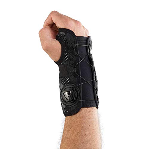DonJoy Performance Bionic Reel-Adjust Wrist Brace for Carpal Tunnel, Sprains, Tendonitis & Instabilities - Anatomical Design for Athletes and Active Users, X-Small/Small, Right