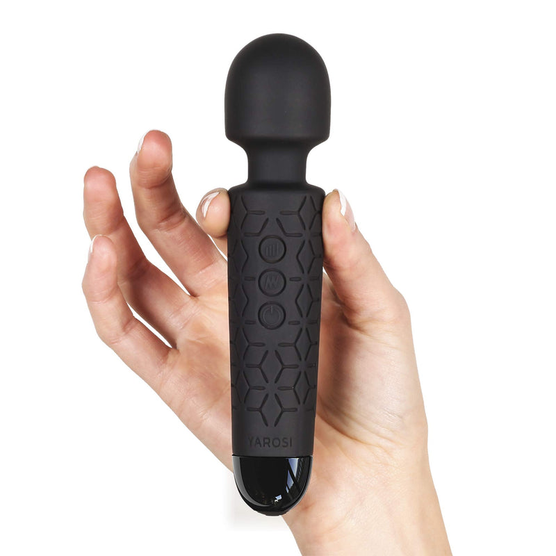 Yarosi Micro Personal Massage Wand Smallest Strongest Handheld Cordless Massager, Strong Powerful Compact Perfect For Travel, Magic Stress Away, All Body Back Legs Hand Pains Sports Recovery - BeesActive Australia