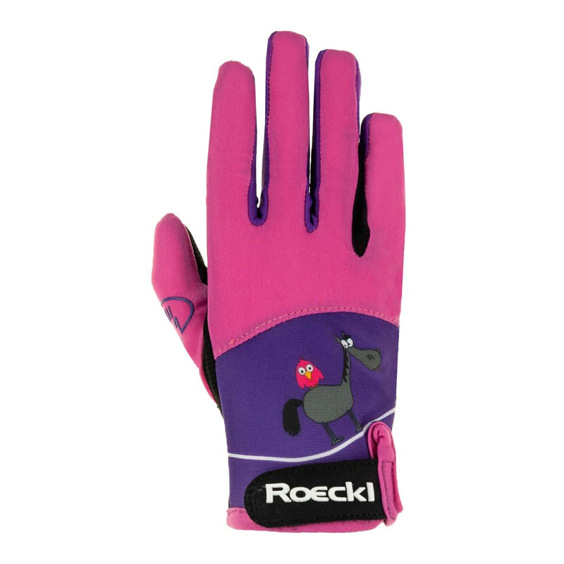 Roeckl - Children Riding Gloves Kansas Pink/Purple 5 - BeesActive Australia