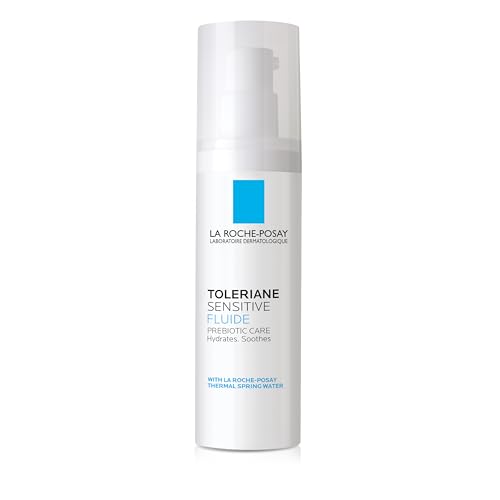 La Roche-Posay Toleriane Sensitive Fluide Face Moisturizer, with Glycerin 1.35 Fl Oz (Pack of 1)