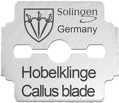 3 Swords Germany - 100 (10x10) Pieces Replacement Refill Blades for Callus Remover - Made in Solingen Germany - BeesActive Australia