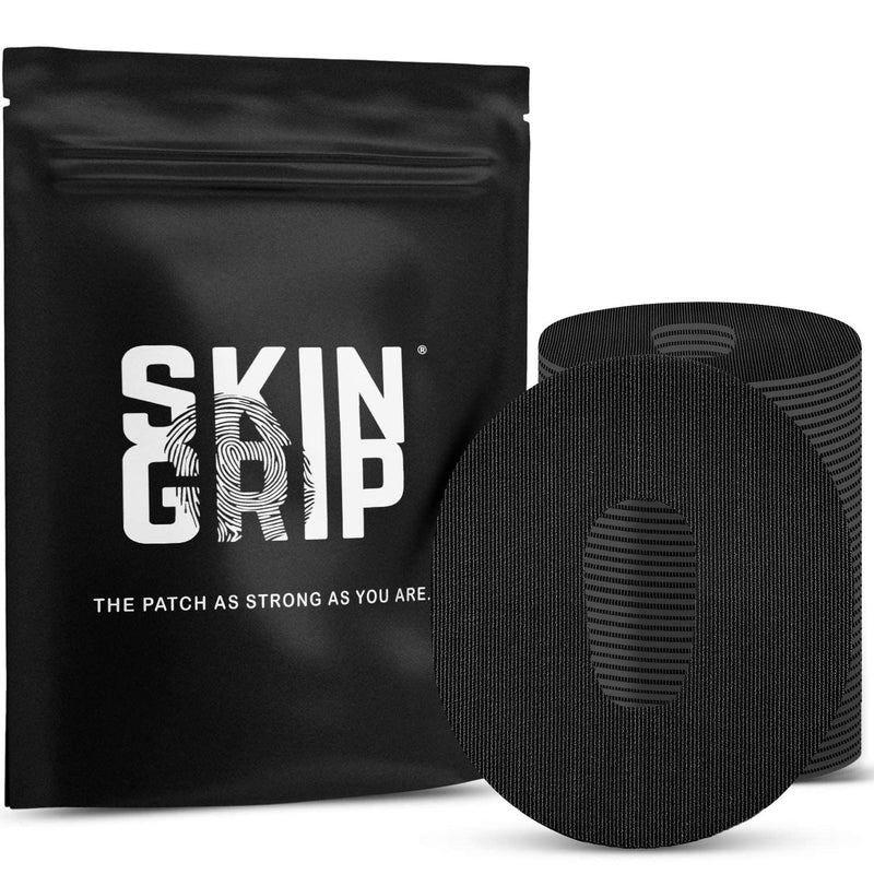 Skin Grip Adhesive Patches for Dexcom G6 CGM (20-Pack), Waterproof & Sweatproof for 10-14 Days, Pre-Cut Adhesive Tape, Continuous Glucose Monitor Protection(Black) Black - BeesActive Australia