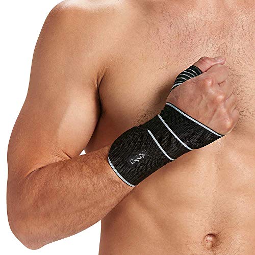 ComfiLife Wrist Brace for Carpal Tunnel, Adjustable Compression Support