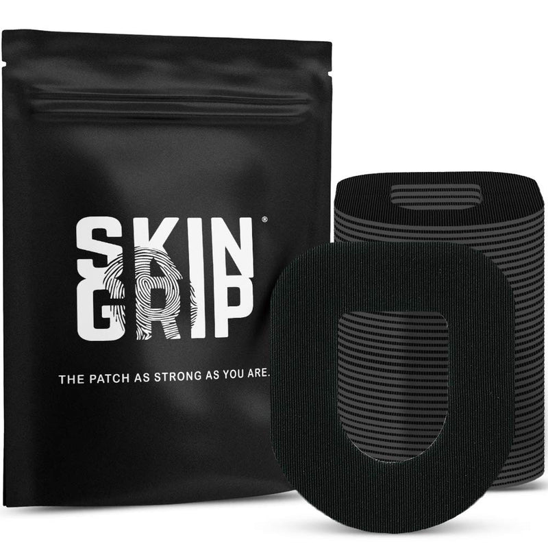 Skin Grip CGM Patches for Insulet Omnipod (20-Pack), Waterproof & Sweatproof for 10-14 Days, Pre-Cut Adhesive Tape, Continuous Glucose Monitor Protection(Black) Black - BeesActive Australia