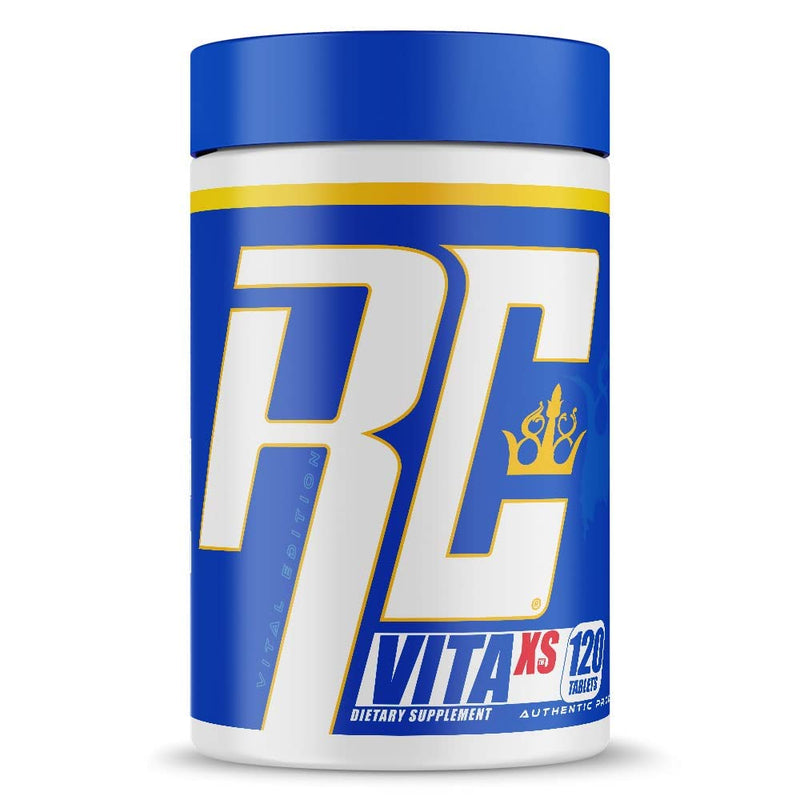 Ronnie Coleman Signature Series Vita XS Multivitamin for Men and Women, Daily Nutritional Support with B Vitamins and Minerals for Workout Recovery and Overall Health, 120 Tablets, 60 Servings
