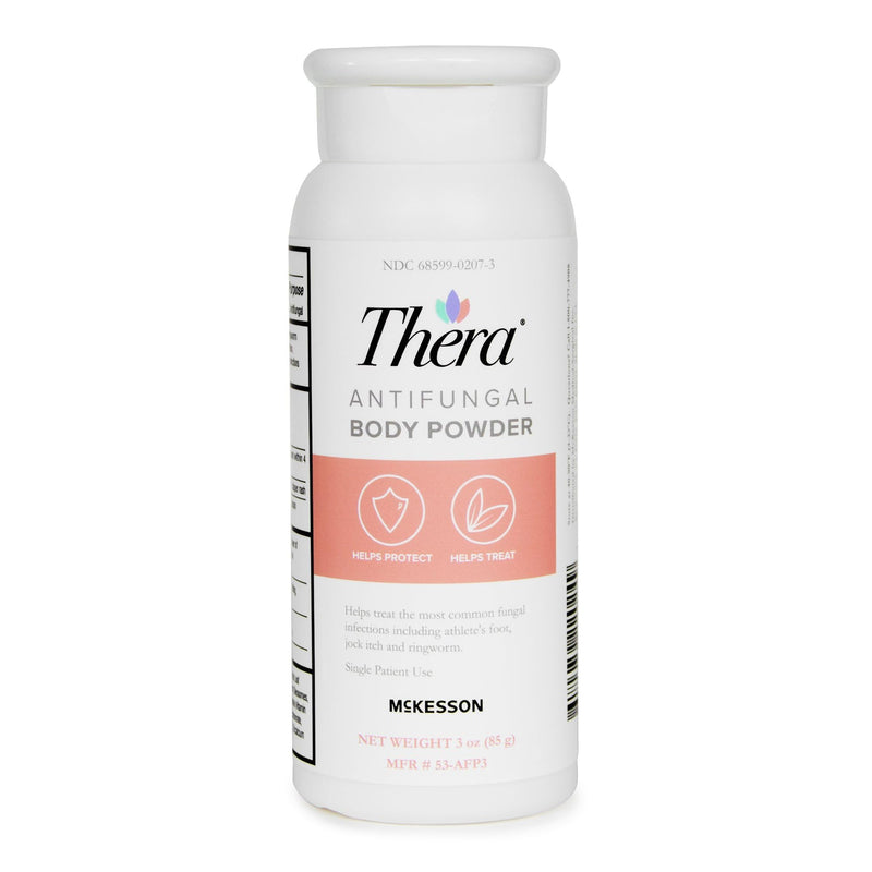 Thera Antifungal Body Powder, 2% Strength - Relief for Athlete's Foot, Jock Itch, Ringworm - 3 oz 3 Ounce (Pack of 1)