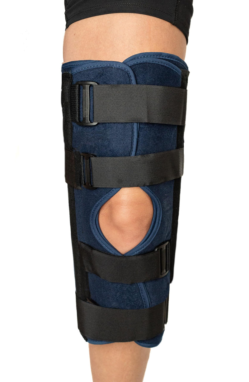 United Ortho 61016 3-Panel Knee Immobilizer, 16" Size Navy 16"